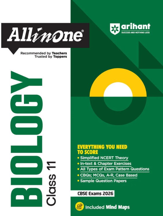 CBSE All in One Biology Class 11 Exam 2025-26